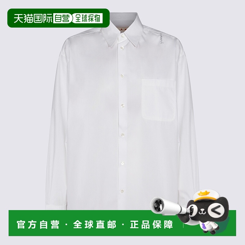 1h可退 MARNI 女士衬衫 CAMA0505S6UTC22300W01 SS2025 白色