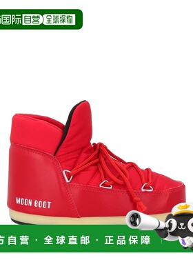 1h可退 潮奢 moon boot 月亮靴 女士 脚踝靴 red红色 舒适时尚