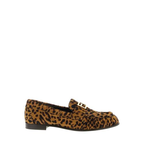 香港直邮FENDI 女士芭蕾乐福鞋 8D8756AY9SF1TOP AW2025 黑色 Leo