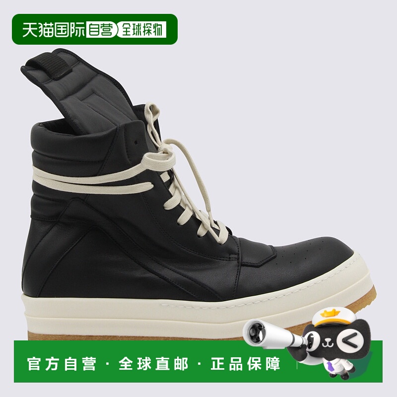 1h可退 RICK OWENS 男士运动鞋 RU02E1801LCO91 AW2025 黑色