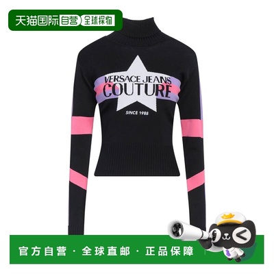 1h可退 潮奢 versace 范思哲 女士 高领上衣 black黑色 舒适时尚