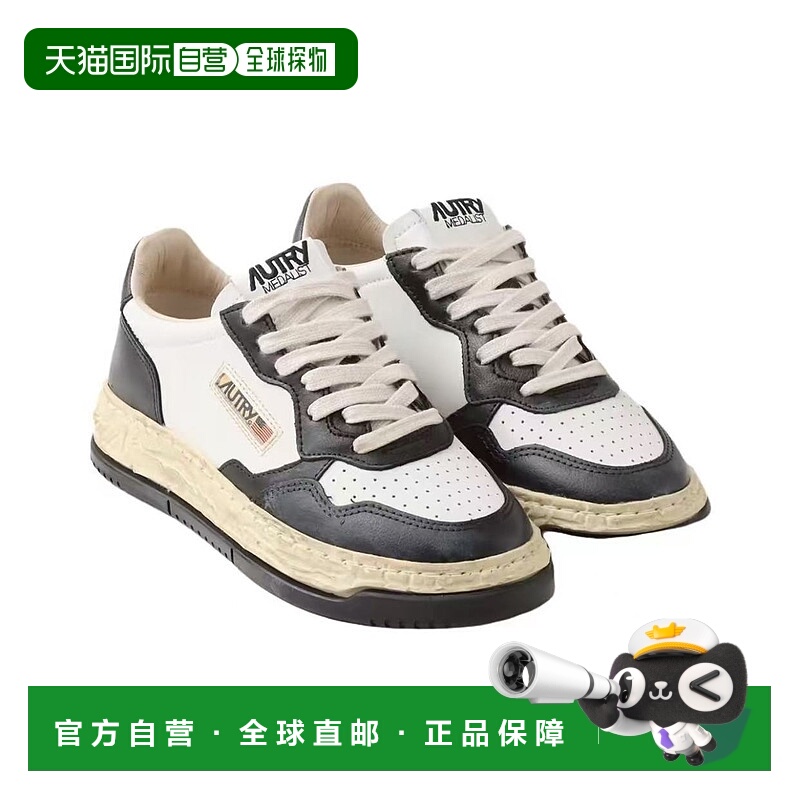 AUTRY 女士白色做旧休闲鞋 做旧休闲鞋