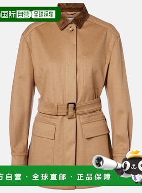 1h可退 潮奢 MaxMara 麦斯玛拉 女士 Leva 束带驼绒夹克