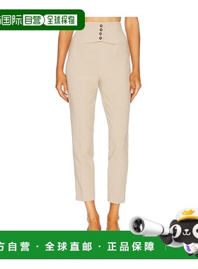 潮奢 Bardot 女士 束腰裤子 59146PB4 brown棕色 舒适时尚