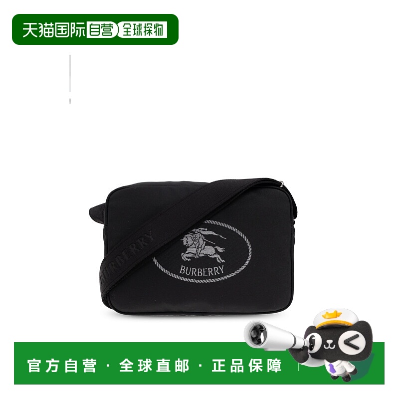 1h可退 BURBERRY 男士单肩包 8111388A1189BLACK AW2025 黑色