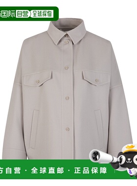 HERNO 女士西服 GI000238D390011985 SS2024 灰色 长袖休闲夹克