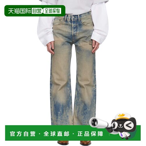 Acne Studios 艾克妮 女士 蓝色 2021F Regular Fit 牛仔裤 A0057