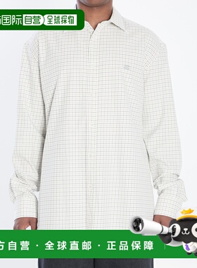 CELINE 男士衬衫 RC07L626R97IA AW2025 白色 Checked shirt