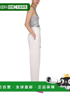 1h可退 TOM FORD 女士休闲裤 PAK045YAX347AW003 SS2022 白色卫裤