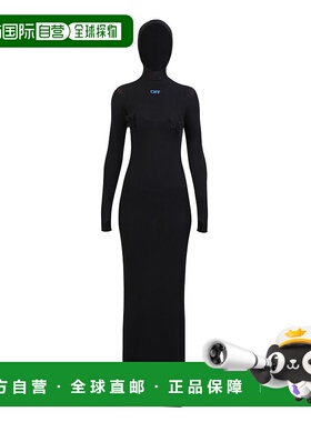 OFF-WHITE 女士连衣裙 OWHI090S23KNI0011045 黑色 OFF-WHITE FLO