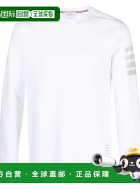 1h可退 潮奢 Thom Browne 汤姆 布朗 男士 长袖圆领T恤 MJS245A07