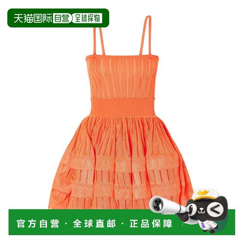 1h可退 ALAIA 女士连衣裙 AA9R2722M712B390 AW2026 橙色 针织迷