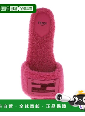 FENDI 女士凉鞋 8R8136AOMKF0XV2 SS2024 粉红色 宽饰带拖鞋