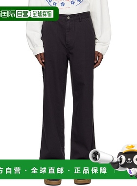 1h可退 潮奢 Awake NY 男士 黑色 Dyed Cotton Painter 长裤 AWKF