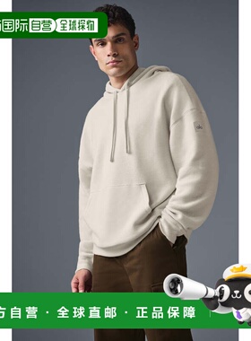 alo yoga Triumph Restore Hoodie 舒适休闲连帽长袖卫衣 男款m32