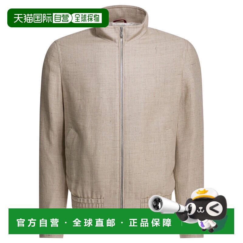 Brunello Cucinelli 布内罗 古奇拉利 男士 立领粗麻布外套 MZ403