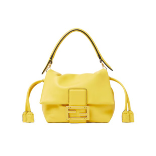 Mamma 香港直邮FENDI 黄色 SS2026 女士斜挎包 8BS105ABVEF1TD0