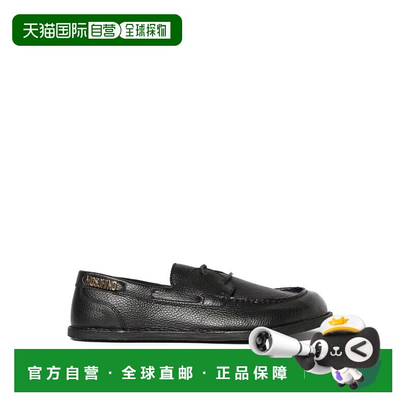MOSCHINO 男士休闲鞋 MB10801C0OGC0 SS2026 黑色 Adrian Deck Lo图片