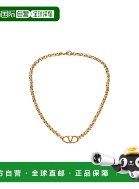 VALENTINO 女士项链 WJ0X15METCS4 AW2024 黄色 徽标项链