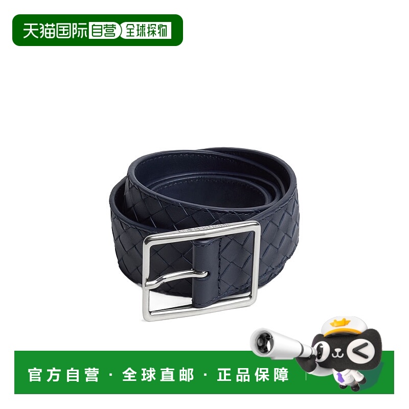 1h可退 bottega veneta 男士 腰带编织牛皮皮带