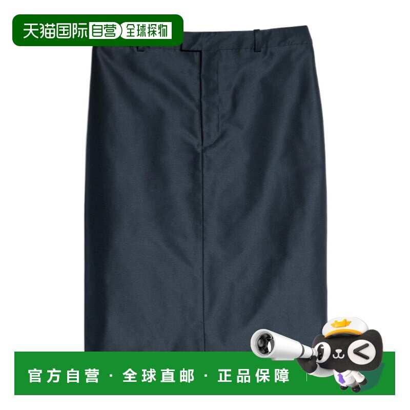 GUCCI 女士正装裤 865111ZAU9E4440 AW2026 黑色 腰带环半身裙