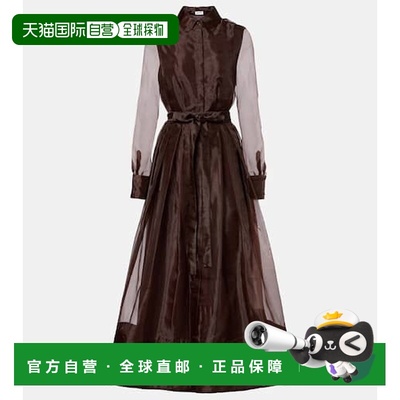 1h可退 潮奢 Simkhai 女士 Montgomery 欧根纱衬衫式连衣裙