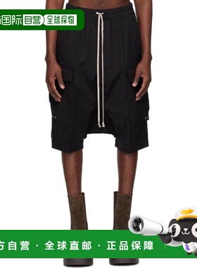 1h可退 潮奢 rick owens 瑞克 欧文斯 男士 黑色 Temple Cargo Po