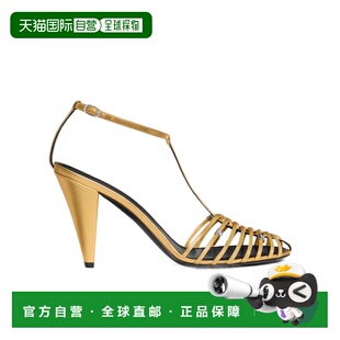 CELINE 女士凉鞋 366573915C35OR SS2026 黄色 CAGE 高跟凉鞋