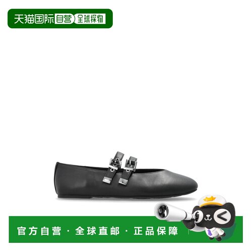 MICHAEL KORS 女士芭蕾乐福鞋 40R6RWFP1L0001BLACK