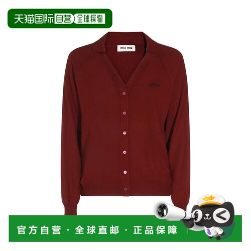 MIU MIU 女士针织衫 MMF02Z16WJF0869 AW2026 咖啡色