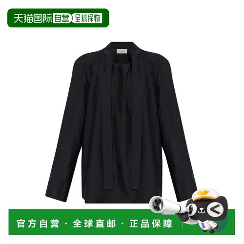 LEMAIRE 女士衬衫 SH1218LF1500BK998 SS2026 黑色