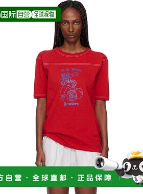 1h可退 潮奢 Maison Margiela 马丁 马吉拉 女士 红色 Cotton Var