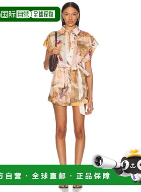 1h可退 潮奢 ZIMMERMANN 女士 Ascension 翻边连体衣 4235YSS253