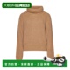 潮奢 brown棕色 KHAITE 长袖 1h可退 9421600 女士 高领毛衣 舒适