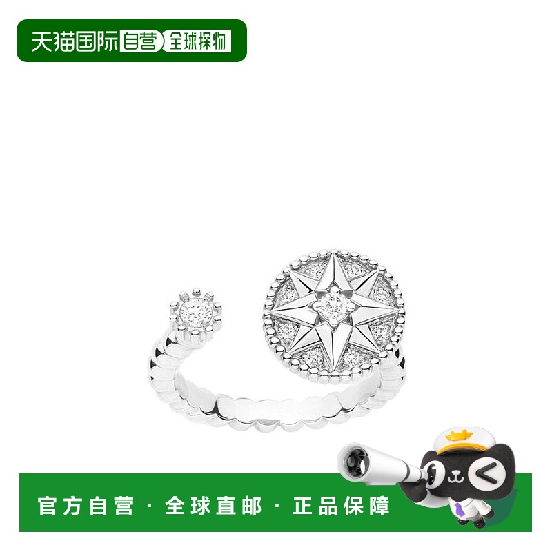 1h可退 DIOR 女士饰品 JRDV951960000 SS2022 银色 ROSE DES VENT