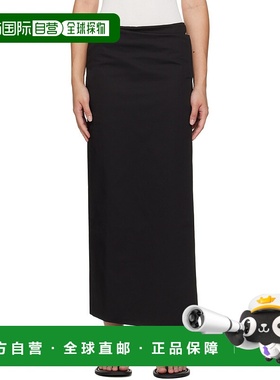 1h可退 潮奢 ST.AGNI 女士 黑色 Column Wrap 半身裙 R25804BLK