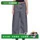 甘尼 女士 Double 1h可退 灰色 GANNI Baggy Fly 潮奢 牛仔裤 A11
