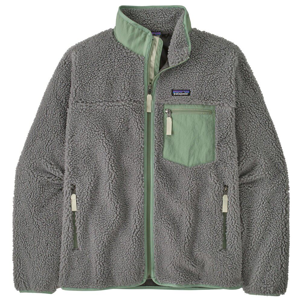 Patagonia 男士抓绒衣 0056413FOREVERGREY CO户外夹克 灰色