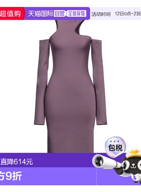 1h可退 潮奢 off-white 女士 中长连衣裙 pink粉色 舒适时尚