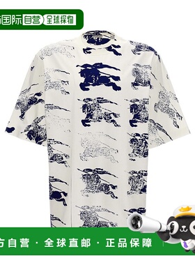 1h可退 潮奢 Burberry 巴宝莉 男士 馬術騎士印花圓領 T 卹 80813