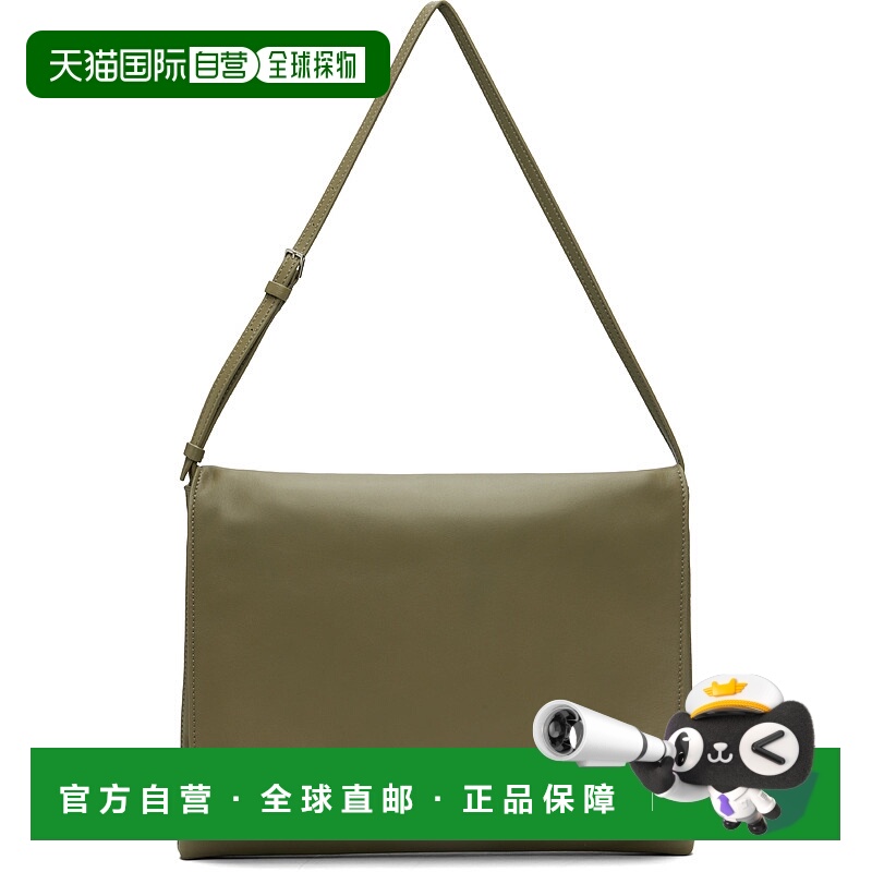 1h可退 潮奢 The Row 女士 绿色 Nan 单肩包 W1811L614手提包