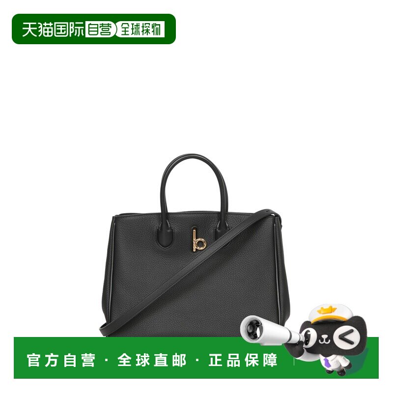 BURBERRY 女士单肩包 8099401A1189 SS2025 黑色 Pebbled leather