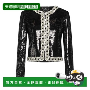 1h可退 潮奢 Elisabetta Franchi 女士 夹克 black黑色 舒适时尚