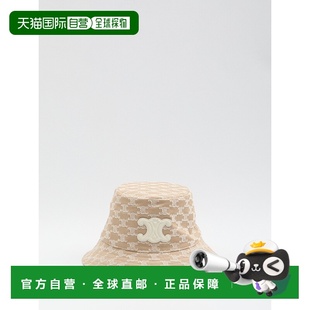 女士帽子 Triomphe AA0A4234X18PT 浅棕色 bucket AW2025 CELINE