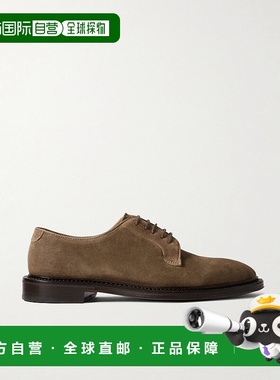 1h可退 潮奢 mr p 男士 Lucien 绒面革德比鞋 MPF251004KHAKI733
