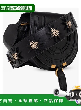 CHLOÉ 女士斜挎包 C23SS680J70001 CO 黑色 徽标单肩包