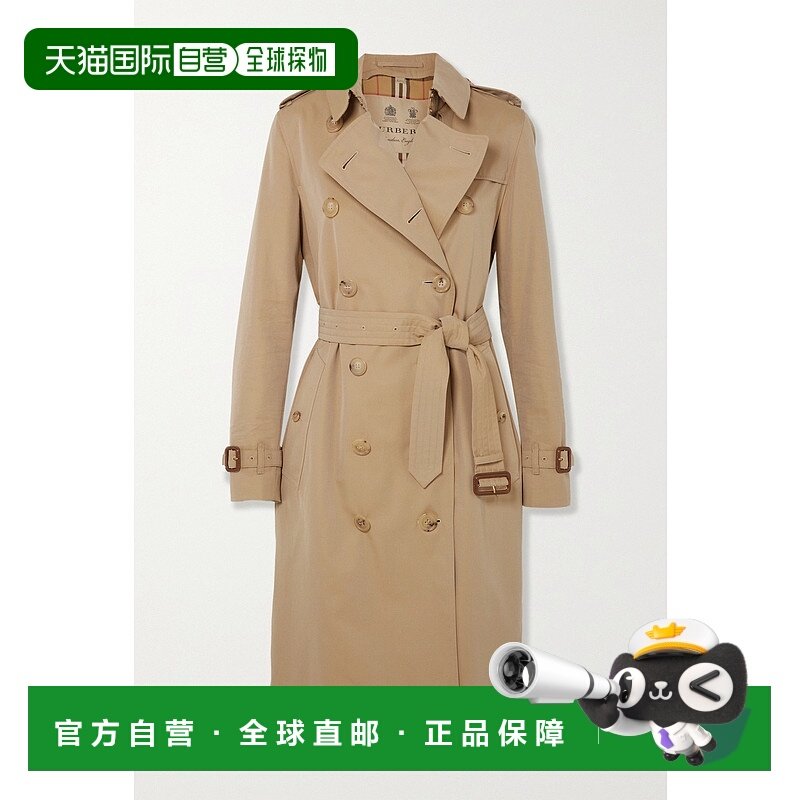 1h可退 潮奢 Burberry 巴宝莉 女士 Kensington 雙排扣風衣 80794,女装/女士精品,毛呢外套,淘宝优惠券,粉丝福利购,淘宝优惠卷