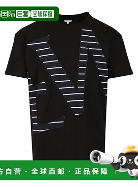 LOEWE 男士T恤 H526Y22XCS1100 AW2025 男装黑色上衣