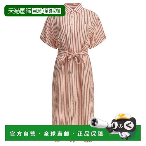 POLO RALPH LAUREN 女士连衣裙 211965843500WHITERED
