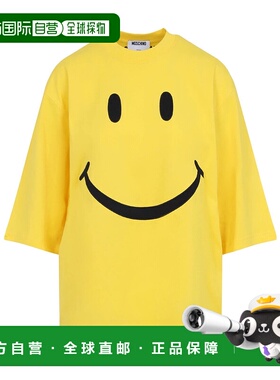 1h可退 MOSCHINO 女士T恤 E071755411027 SS2025 黄色 TSHIRT